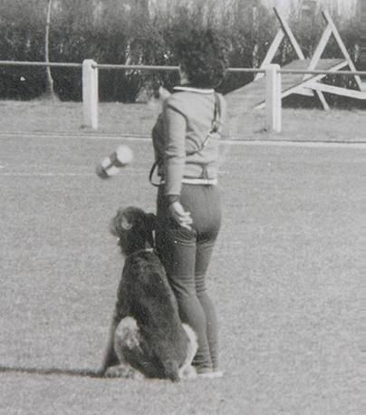 Ilse Erfurth mit Amigo von Bajazzo