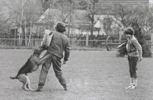 Simone mit Bubi von Bajazzo